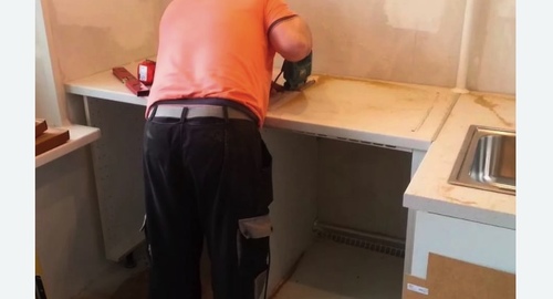 Сборка кухонного гарнитура. Бирюч
